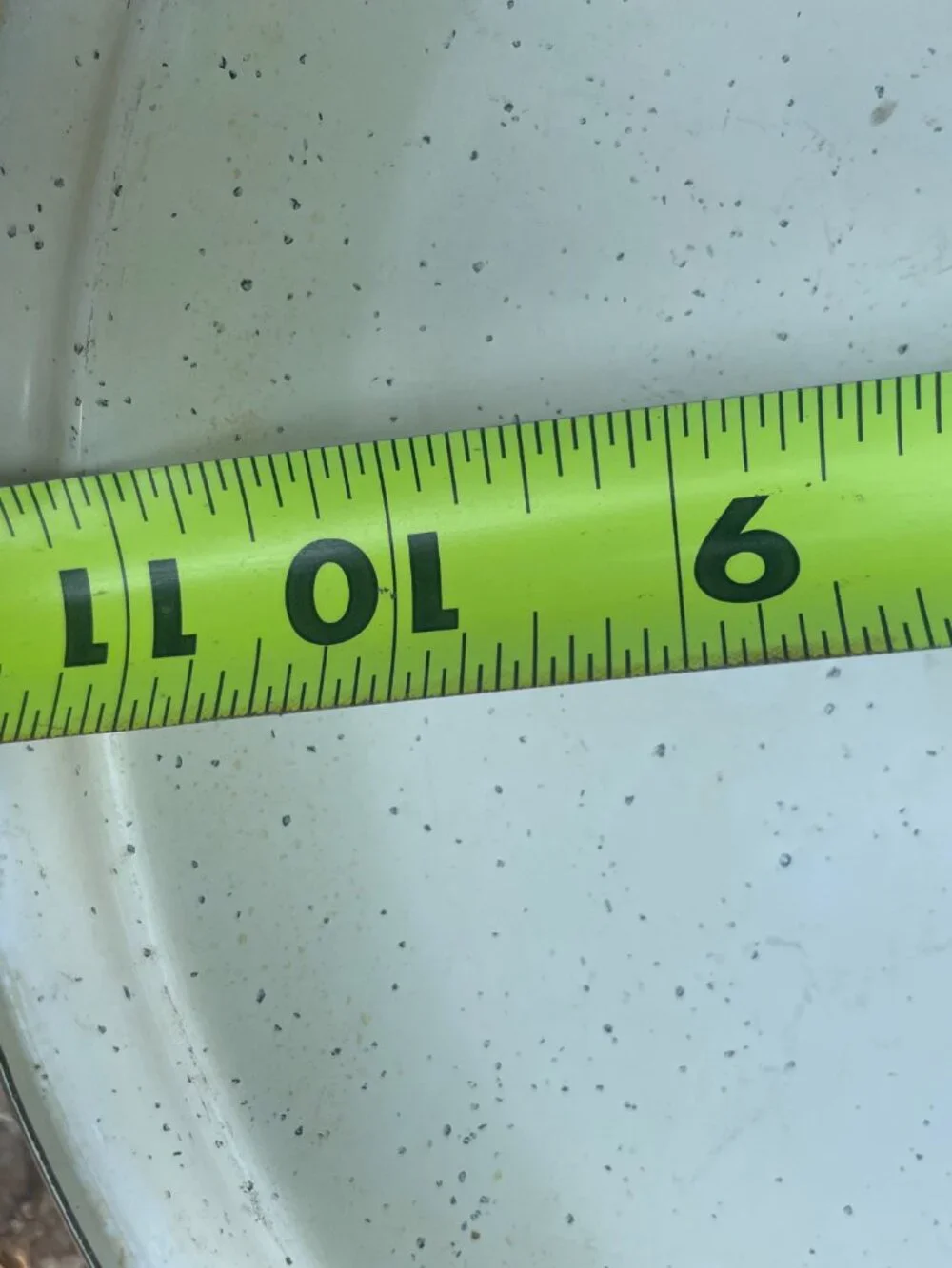 Vintage Metal Enamel ware lid 12inches